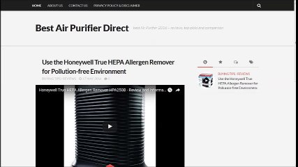 honeywell hepa air purifier