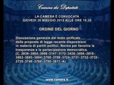 Roma - Camera - 17^ Legislatura - 632^ seduta (26.05.16)