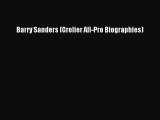 PDF Barry Sanders (Grolier All-Pro Biographies) Free Books