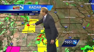 Videocast - Slight risk for storms early Wednesday
