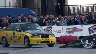 Crazy Driving on 2 Wheels Stunt Show 2016