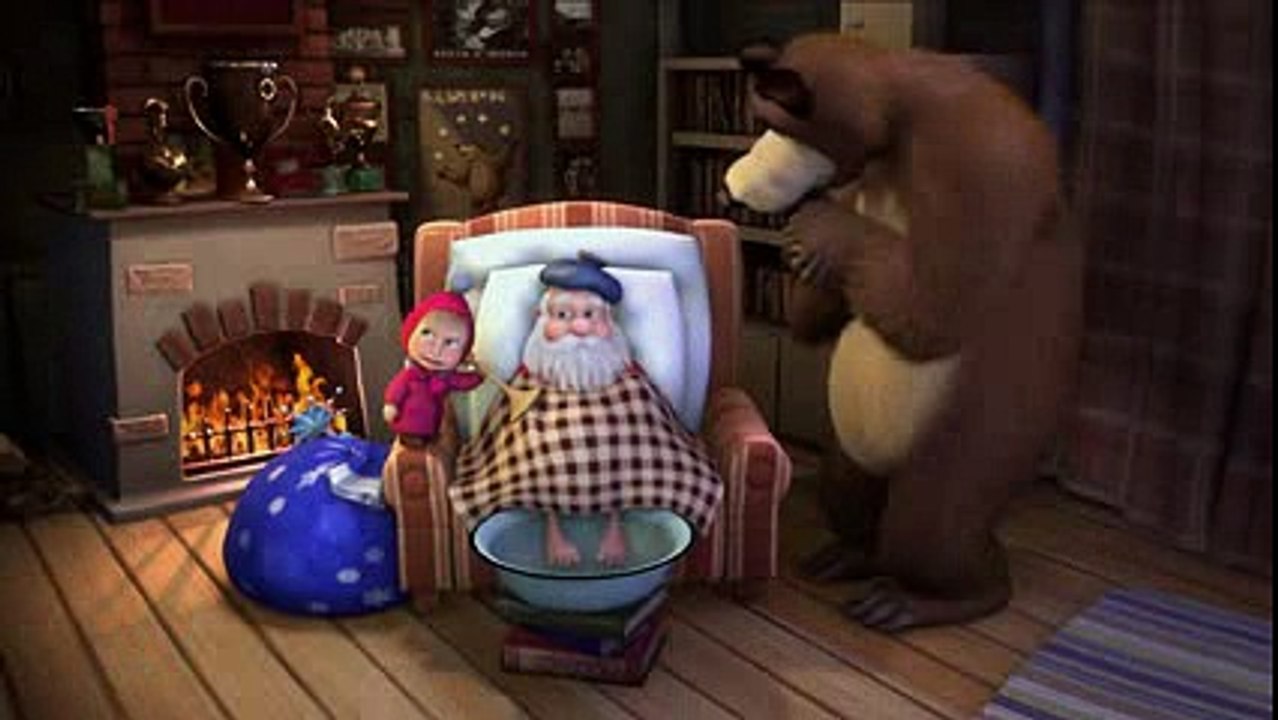 Маша и Медведь - Раз, два, три, ёлочка гори! (Нужен пастельный лежим!)