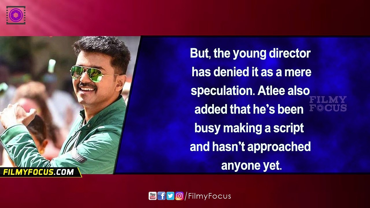 After Theri, what is Atlee's next - Filmyfocus.com