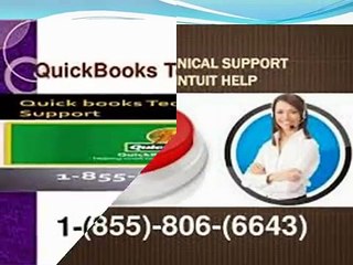 Quickbooks Technical support Number USA (1-855-806-6643)