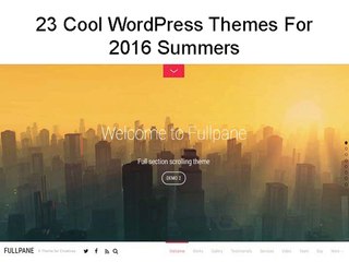 23 Cool WordPress Themes For 2016 Summers