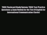 Read TOEIC Flashcard Study System: TOEIC Test Practice Questions & Exam Review for the Test