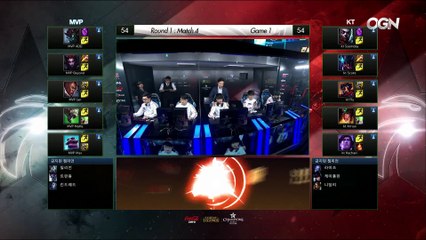 2016 LCK Summer - Group Stage - W1D3: MVP vs KT Rolster (Game 1)