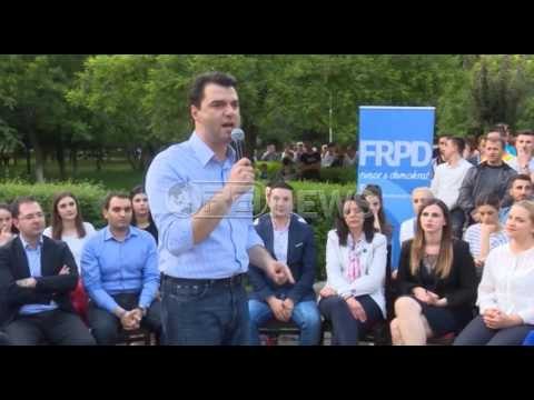 Elbasan, Basha me të rinjtë: Shqiptarët e vendosën, Shqipëria më mirë pa Edi Ramën- Ora News