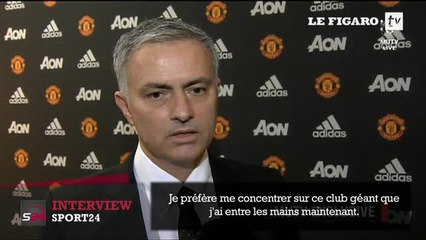 Les premiers mots de José Mourinho à Manchester United