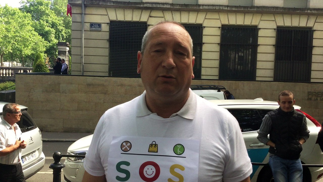 Interview Pierre Arnou, Crêperie Fleur de Sel, manifestation du 27/05/16.