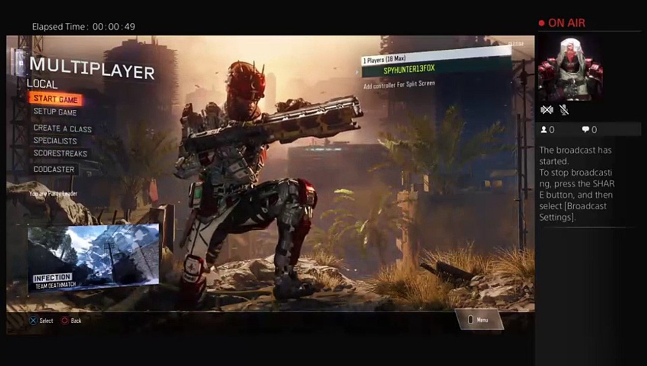 SPYHUNTER13FOX's Live PS4 Broadcast