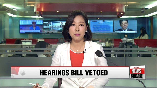 Gov't vetoes Assembly Act revision allowing more frequent hearings