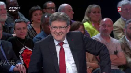 Jean-Luc Mélenchon invité à "Des paroles et des actes" sur France 2 le 26/05/2016