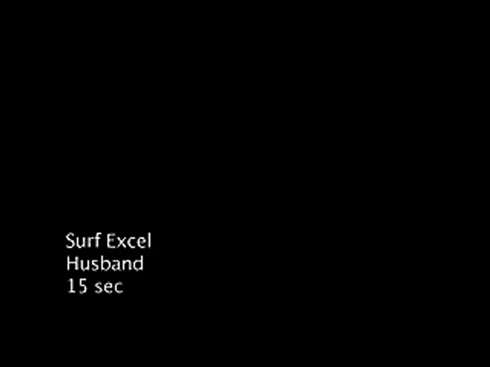 Surf Excel Mini Pack 2 TVC Husband -