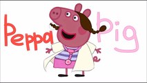 Peppa Likes Doc McStuffins Peppa Pig español SE DISFRAZA Doctora Juguetes Videos For Kids