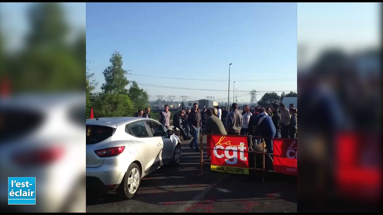 Loi Travail : 2e jour de grève à la centrale nucléaire de Nogent-sur-Seine