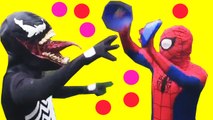 Spiderman Vs Venom - Spider-man Scared By Venom! - Fun Superhero Movie In Real Life (1080p)