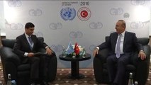 Dışişleri Bakanı Çavuşoğlu-Bm Eagü Yüksek Temsilcisi Acharya Görüşmesi