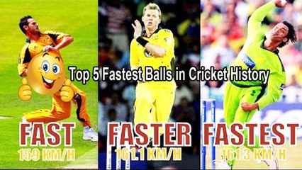 Top 5 fastest ball in ODI history !!!
