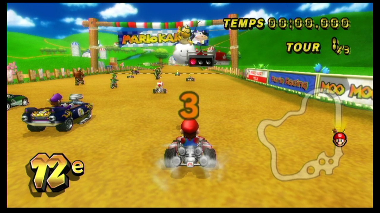 Mario Kart Wii Prairie Meuh Meuh