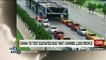 Les chinois inventent le bus du futur pour passer au dessus des voitures et éviter les embouteillages - Regardez