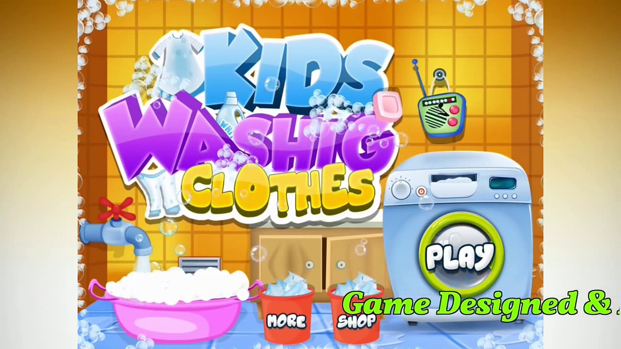 Kids Washing Cloths - Kids Game (Gameplay Video) By Arth I-Soft