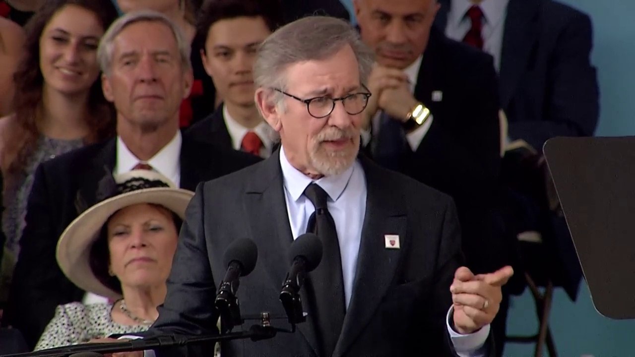 Discours de Steven Spielberg à Harvard