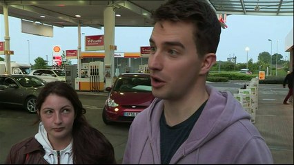 Holidaymakers stock up on fuel before going to France