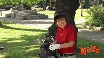 Little Golfer, HUGE Golf Club