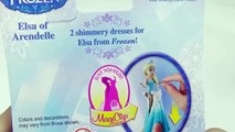 Play doh frozen dress up Elsa and Anna disney princess peppa pig en español funny toys