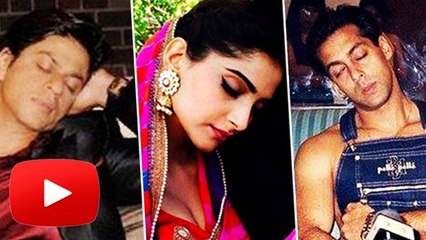 Bollywood Celebs SPOTTED Sleeping On Sets | Salman Khan, Sonam Kapoor, Abhishek Bachchan