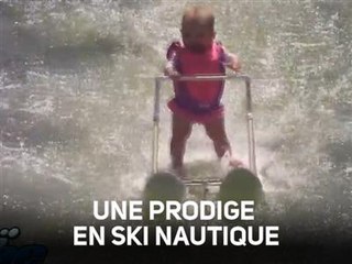 À six mois, une prodige bat un record en ski nautique !