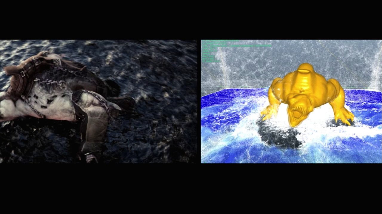 Simulation Houdini/Realflow