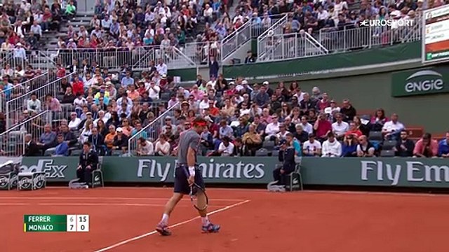 Roland Garros: David Ferrer - Juan Monaco (ÖZET)