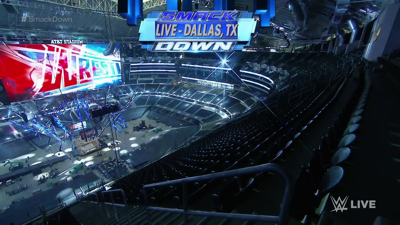 A peek inside AT&T Stadium to see WrestleMania 32 s set construction  SmackDown, Mar. 31, 2016