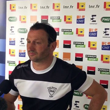 SITE OFFICIEL STADE MONTOIS RUGBY - CONFÉRENCE DE PRESSE OFFICIELLE 1/2 FINALE PRO D2 AURILLAC vs SMR - CH LAUSSUCQ