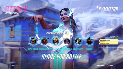 Overwatching with Zarya.