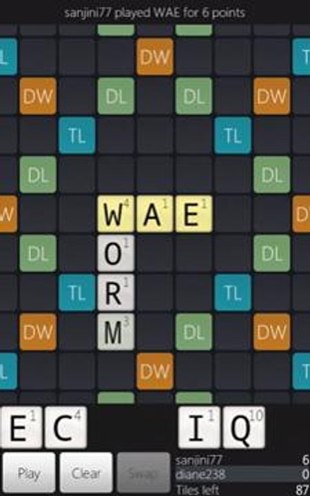 Wordfeud voor Android