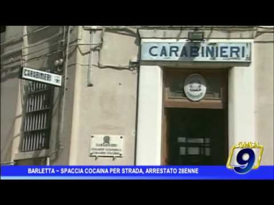 Barletta  | Spaccia cocaina per strada, arrestato 28enne