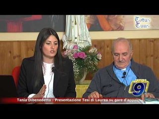 Totus Tuus | Presentazione tesi di laurea "Gare d'appalto"