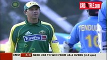 Ugliest incident between Tendulkar and Ponting, Sachin recalled to the wicket, FURIOUS Ponting