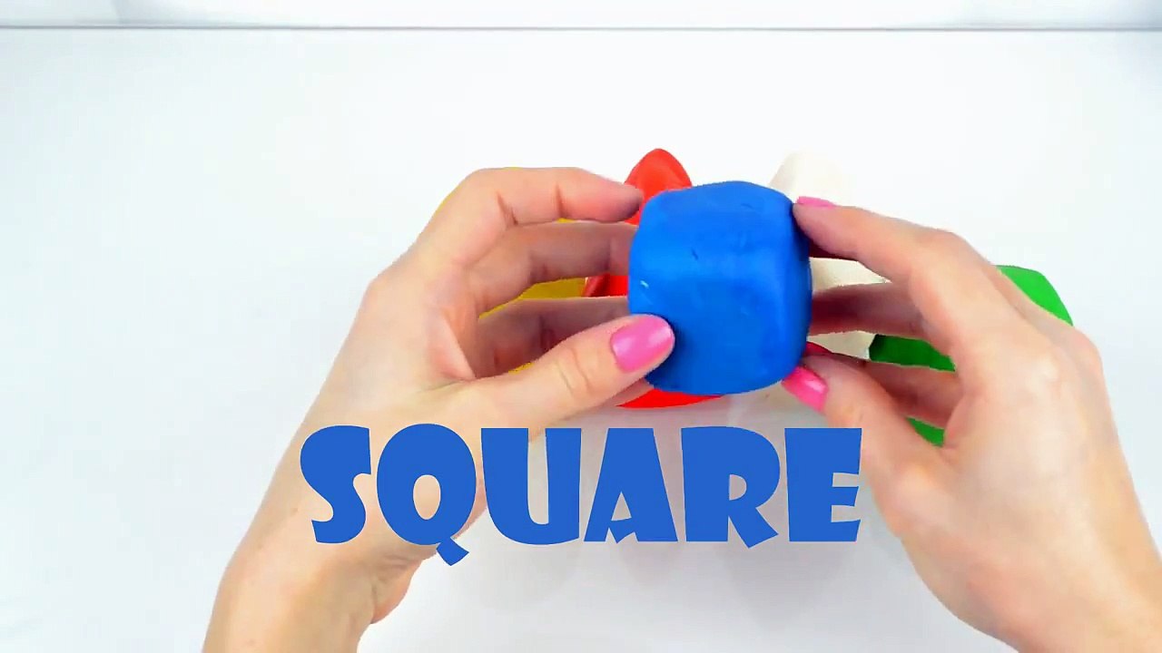 Shapes Peppa pig surprise eggs play doh frozen angry birds my little pony barbie