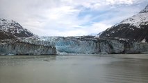 Cruising by a glacier in Glacier Bay National Park, Alaska, 5/23/15, Video 1 of 2