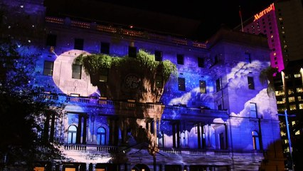 Sydney: un festival de lumières donne vie aux bâtiments