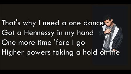 Drake - One Dance (Lyrics) feat. Wizkid & Kyla (Official)