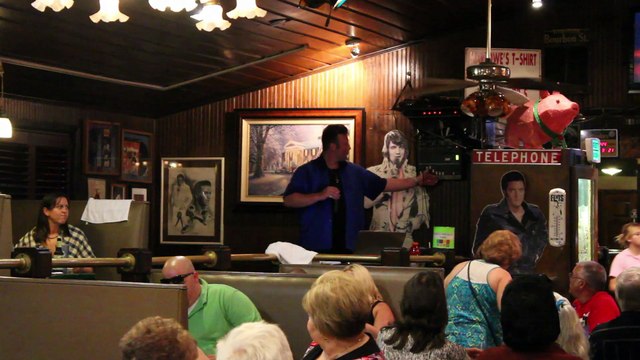 Scott Michael sings 'Never Again' Marlowes Elvis Week 2013