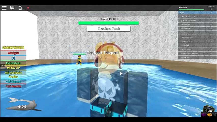 Roblox Jaws Game