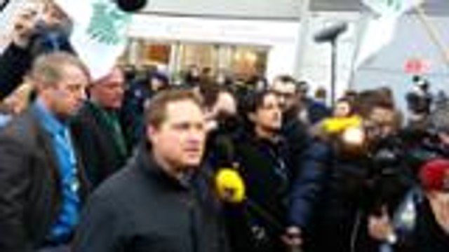 Salon de l'Agriculture : manifestation des éleveurs