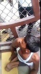 Handicapped is beaten and thrown from Kejriwal Office