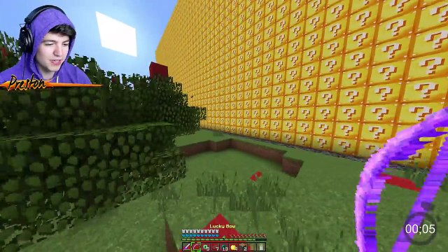RED VS BLUE 2v2 LUCKY BLOCK WALLS! - Minecraft Mods